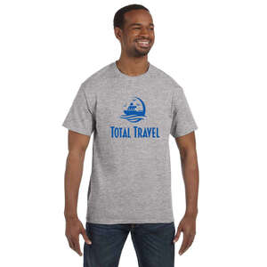 Custom Promotional Hanes Authentic Tagless Tee - Light/Heather