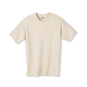 Hanes Authentic Tagless Tee - White/Neutral Natural