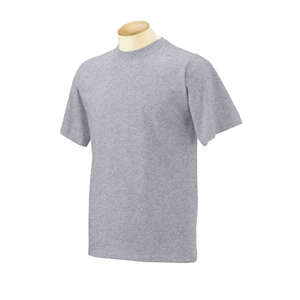 Fruit of the Loom 100% Heavyweight Lofteez Tee - Light/Heather Gray, Heathered Athletic