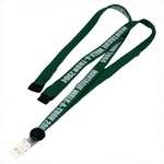 Imprinted Economy Lanyards - Snap Break-Away Bulldog Clip Lanyard - 5/8"