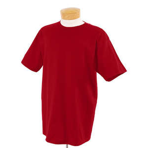 Jerzees 6.1 oz Cotton Tee - Dark/Color Red, True