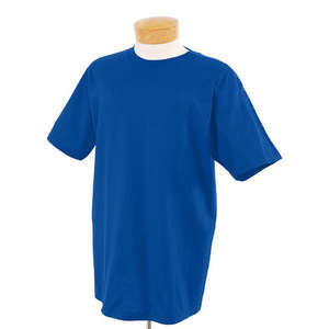 Jerzees 6.1 oz Cotton Tee - Dark/Color Blue, True Royal