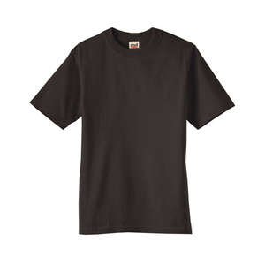 Anvil Youth Basic Cotton Tee - Dark/Color Black