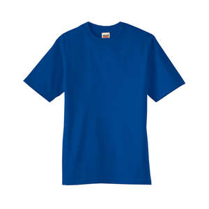 Anvil Youth Basic Cotton Tee - Dark/Color Blue, Royal