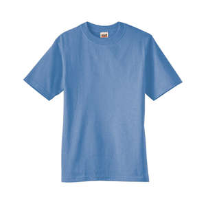 Anvil Youth Basic Cotton Tee - Dark/Color Blue, River