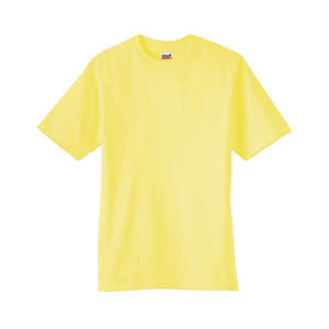 Anvil Youth Basic Cotton Tee - Dark/Color Yellow, Lemon Zest