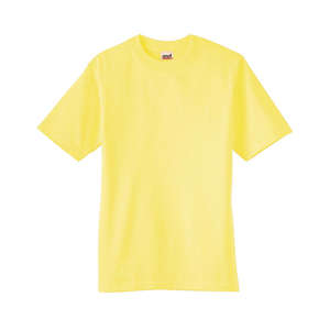 Anvil Youth Basic Cotton Tee - Dark/Color Yellow, Spring