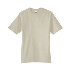 Anvil Youth Basic Cotton Tee - Dark/Color Oatmeal