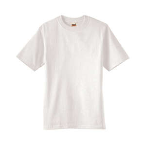 Anvil Youth Basic Cotton Tee - White/Neutral