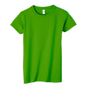 Anvil Womens Basic Cotton Tee - Dark/Color Green, Apple