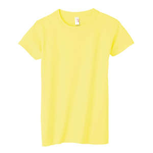 Anvil Womens Basic Cotton Tee - Dark/Color Yellow, Haze