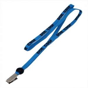 Custom Promotional Bulldog Clip Lanyard - 3/8"