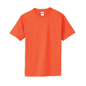 Anvil Basic Cotton Tee - Dark/Color Orange, Mandarin