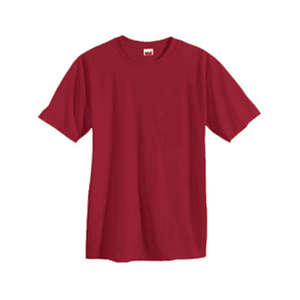 Anvil Basic Cotton Tee - Dark/Color Red