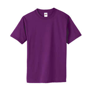 Anvil Basic Cotton Tee - Dark/Color Purple