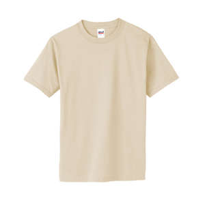 Anvil Basic Cotton Tee - White/Neutral Natural