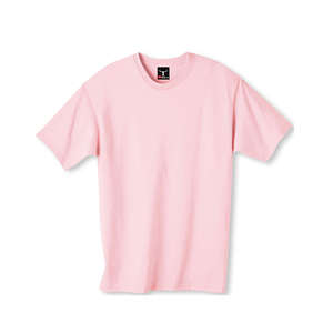 Hanes Beefy-T - Dark/Color Pink, Pale