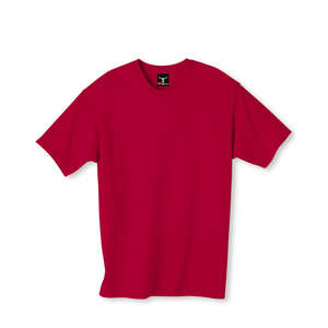 Hanes Beefy-T - Dark/Color Red, Deep