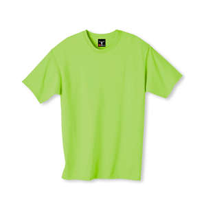 Hanes Beefy-T - Dark/Color Green, Lime