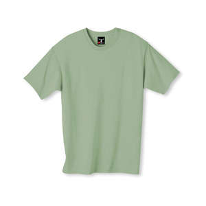 Hanes Beefy-T - Dark/Color Green, Stonewashed