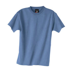 Hanes Youth Beefy-T - Dark/Color Blue, Denim