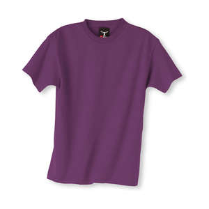 Hanes Youth Beefy-T - Dark/Color Purple