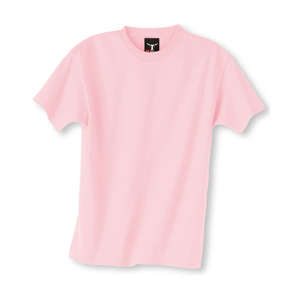 Hanes Youth Beefy-T - Dark/Color Pink