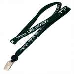 Custom Economy Lanyards - Bulldog Clip Lanyard - 5/8"