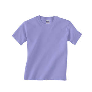 Gildan Youth Heavyweight Cotton Tee - Dark/Color Violet