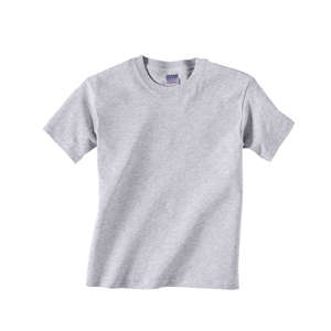 Gildan Youth Heavyweight Cotton Tee - Light/Heather Gray, Ash