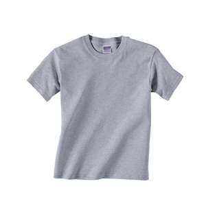 Gildan Youth Heavyweight Cotton Tee - Light/Heather Gray, Sport