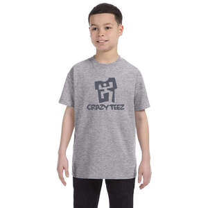 Custom Promotional Gildan Youth Heavyweight Cotton Tee - Light/Heather