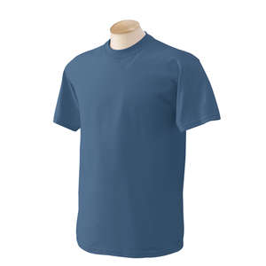 Gildan Heavyweight Cotton Tee - Dark/Color Blue, Indigo