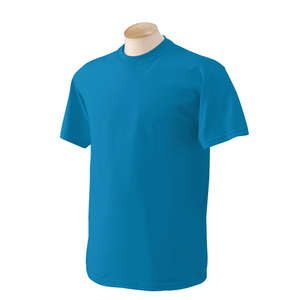 Gildan Heavyweight Cotton Tee - Dark/Color Sapphire