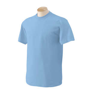 Gildan Heavyweight Cotton Tee - Dark/Color Blue, Light