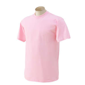 Gildan Heavyweight Cotton Tee - Dark/Color Pink, Light