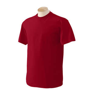 Gildan Heavyweight Cotton Tee - Dark/Color Red, Cardinal