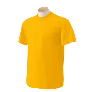 Gildan Heavyweight Cotton Tee - Dark/Color Gold