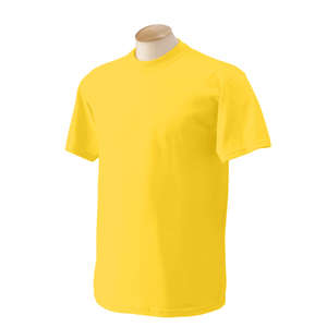 Gildan Heavyweight Cotton Tee - Dark/Color Yellow, Daisy