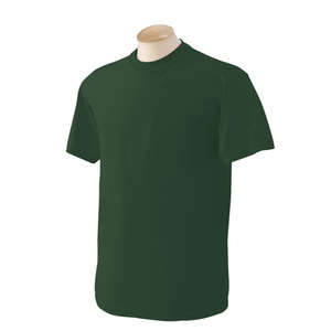 Gildan Heavyweight Cotton Tee - Dark/Color Green, Forest