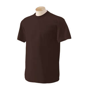 Gildan Heavyweight Cotton Tee - Dark/Color Chocolate, Dark