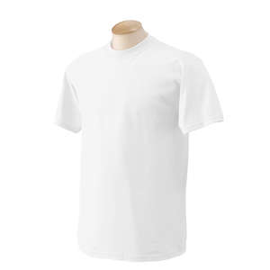 Gildan Heavyweight Cotton Tee - White/Neutral White