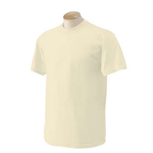 Gildan Heavyweight Cotton Tee - White/Neutral Natural