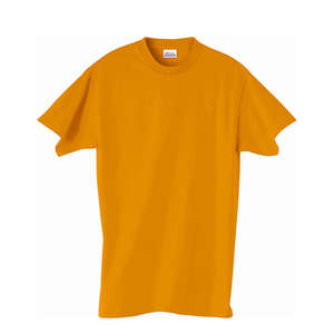 Hanes Heavyweight 100% Cotton Tee - Dark/Color Gold