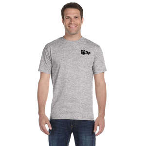 Custom Promotional Hanes Heavyweight 100% Cotton Tee - Light/Heather