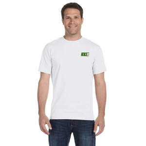 Custom Promotional Hanes Heavyweight 100% Cotton Tee - White/Neutral