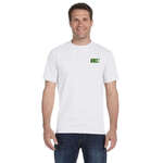 Logo Adult T-Shirts - Hanes Heavyweight 100% Cotton Tee - White/Neutral