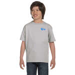 Promotional Youth T-Shirts - Hanes Youth Heavyweight 100% Cotton Tee - Light/Heather