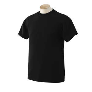 Fruit of the Loom Heavy Cotton 100% Cotton Tee - Dark/Color Black