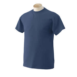 Fruit of the Loom Heavy Cotton 100% Cotton Tee - Dark/Color Blue, Denim